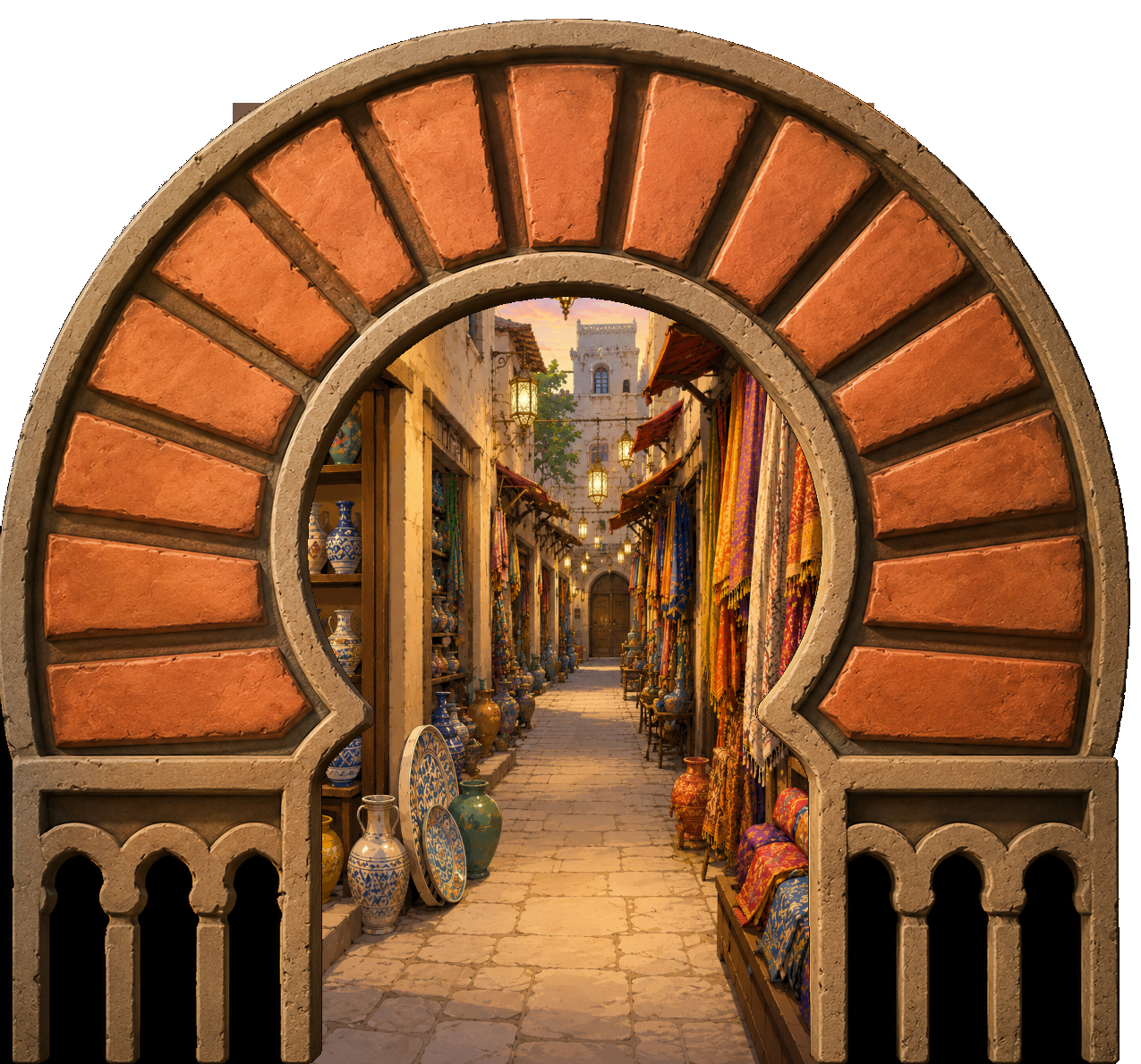 Enter the bazaar